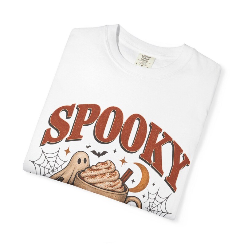 Spooky Book Club T-shirt, Vintage Ghost Reading Shirt, Herfstcadeau voor lezers afbeelding 4