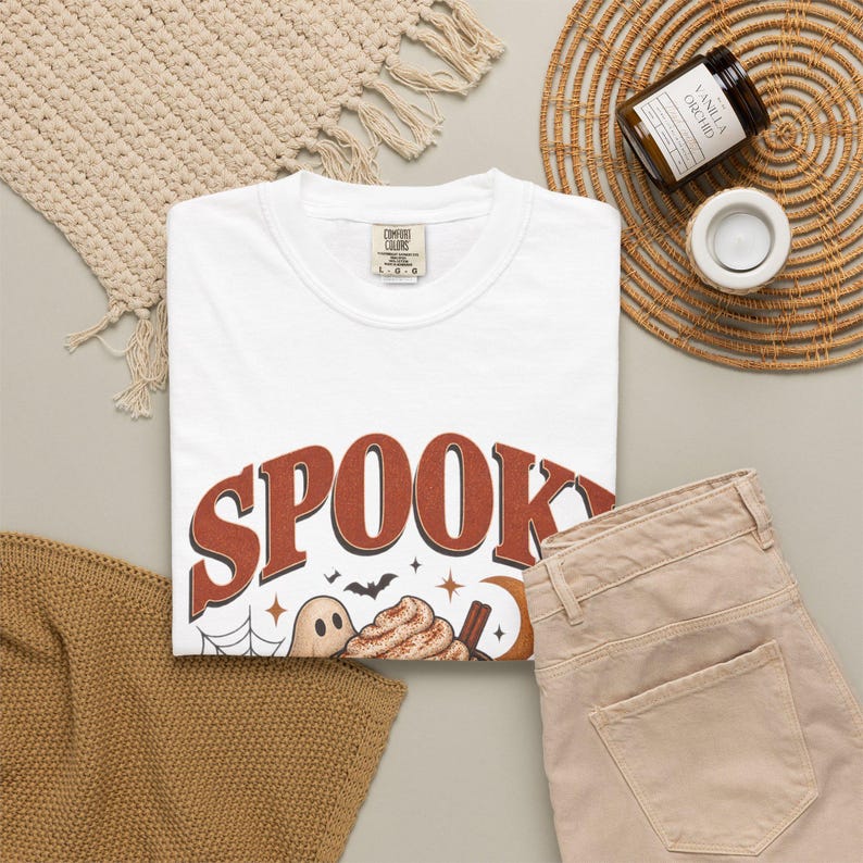 Spooky Book Club T-shirt, Vintage Ghost Reading Shirt, Herfstcadeau voor lezers afbeelding 14