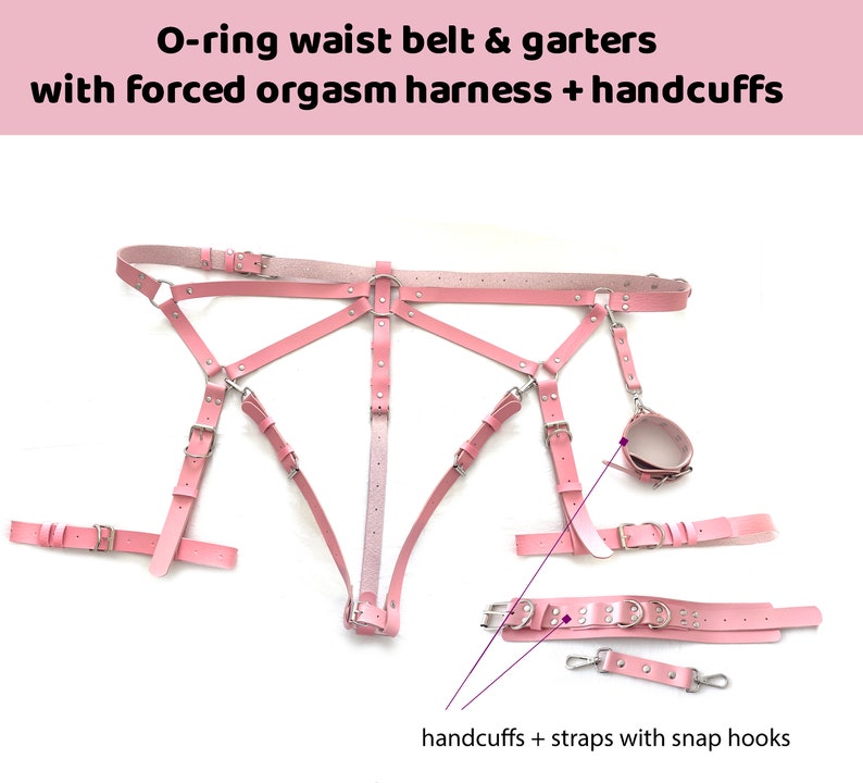 US Size 2-30 Plus Size Magic Wand Belt, Forced Orgasm Straps, PVC ...