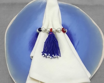 Napkin Rings (Set of 6) , Handmade Table Decor , Housewarming Gift