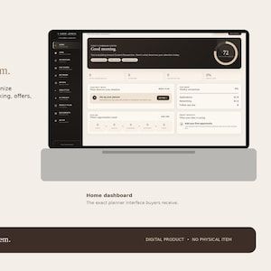 Digital Job Search Planner, Application Tracker, Interview Prep & Career Organizer