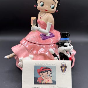 Vintage Betty Boop Cookie Jar - Etsy