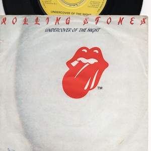ROLLING STONES Undercover Of The Night 1983 Britse uitgave originele 7" 45-toeren vinyl single record RSR113