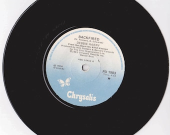 Debbie Harry - Backfired, 1981 South African 7" Vinyl Single
