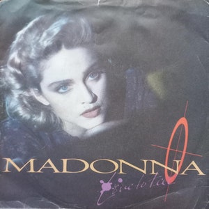MADONNA Live To Tell 1986 Uk Issue Original 7&quot; 45 rpm Vinyl Single Record W8717