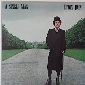 ELTON JOHN A Single Man 1978 Uk Issue Original Lp 33 rpm Album Vinyl Record Train1