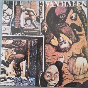 VAN HALEN Fair Warning 1981 Portugal Issue Rare Original Vinyl Lp Album 33 rpm Record WAR56899