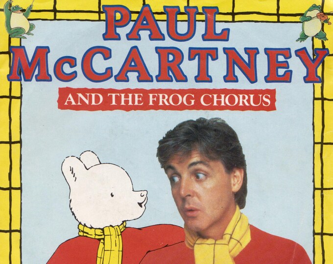 PAUL MCCARTNEY and the Frog Chorus We All Stand Together 1984 Etsy