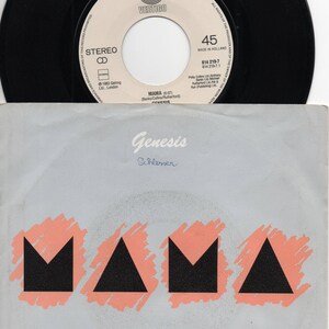 GENESIS Mama 1983 Edizione olandese Originale 7&quot; Singolo 45 giri Vinile Disco 8142197