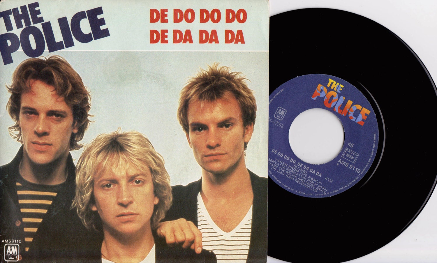 POLICE De Do Do Do De Da Da Da 1980 French Issue Original Etsy España POLICE De Do Do Do De Da Da Da 1980 French Issue Original Etsy España