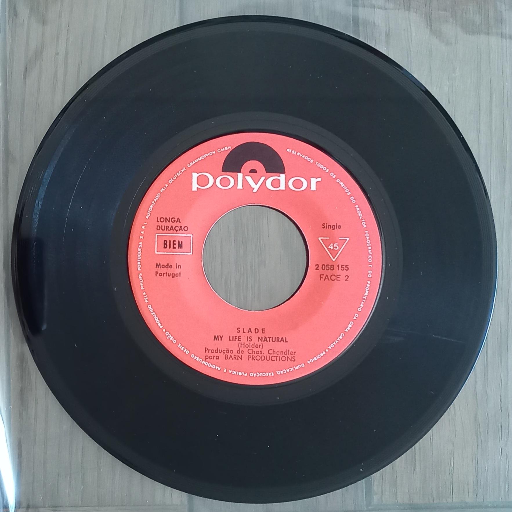 SLADE Cuz I Luv You 1971 ポルトガル発行 非常に希少なオリジナル 7