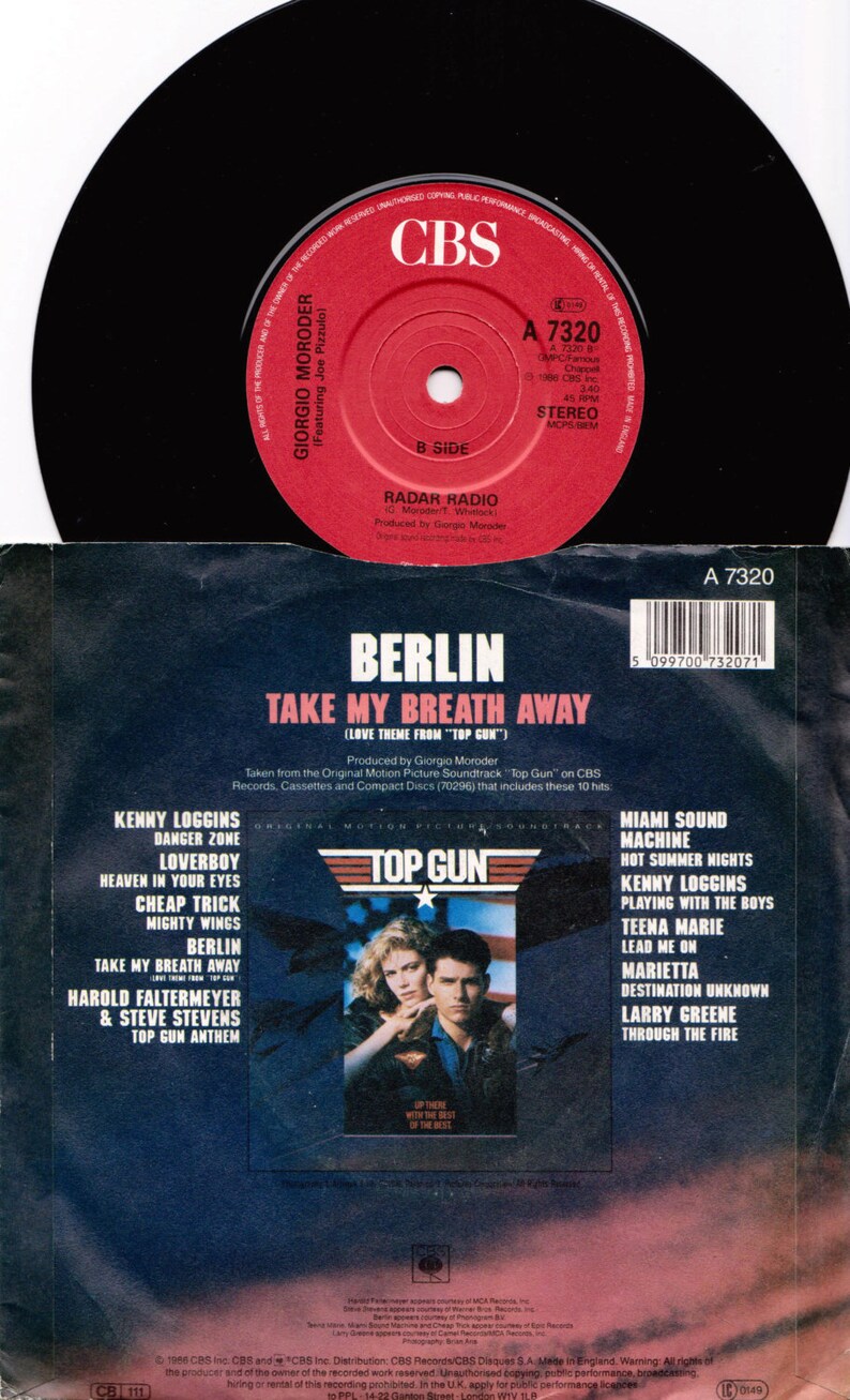 Berlin Take My Breath Away Cover