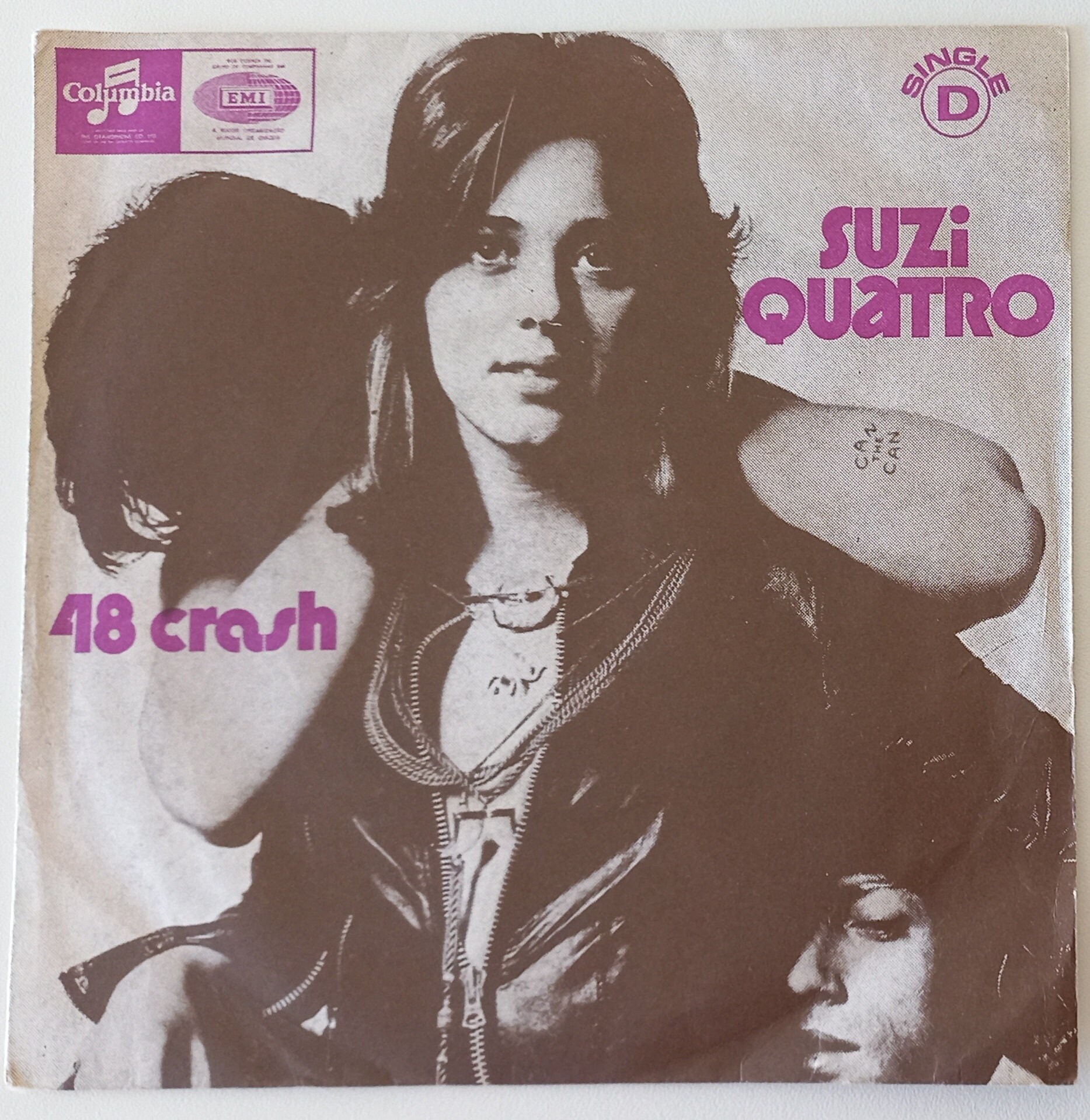 ランダムレコード4枚セット SUZI QUATRO 48 Crash 1973 Portugal Very Rare Original 7