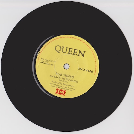 Queen 'I Want to Break Free' 1984 SA 7