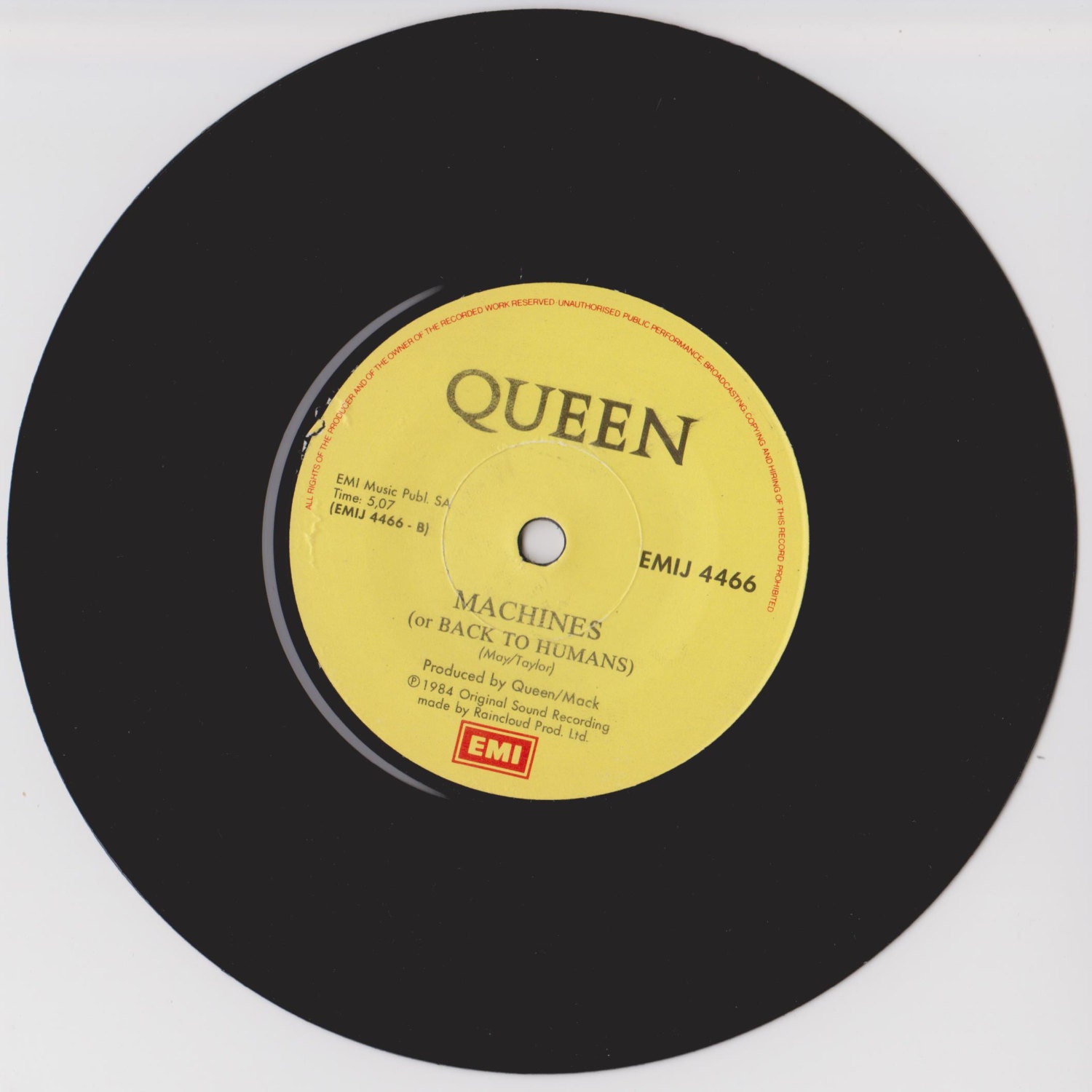 Queen 'I Want to Break Free' 1984 SA 7