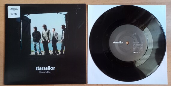 Starsailor - Silence Is Easy 2003 Uk Issue Original 7" 45 rpm Vinyl Single Record EM625