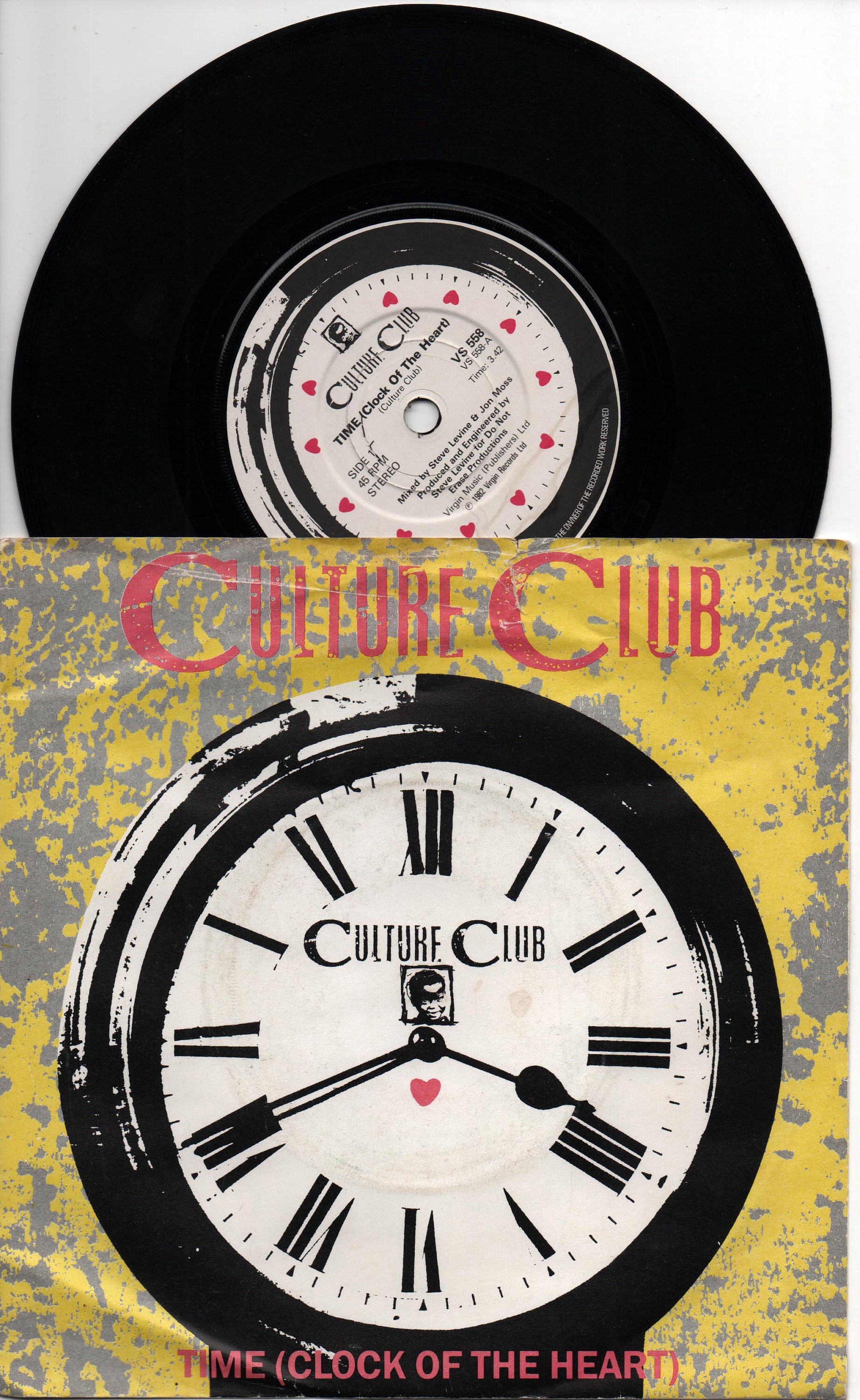 CULTURE CLUB Time 1982 UK Issue Original 7 45 Rpm Vinyl - Etsy Australia