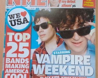 Magazine de collection Vampire Weekend NME