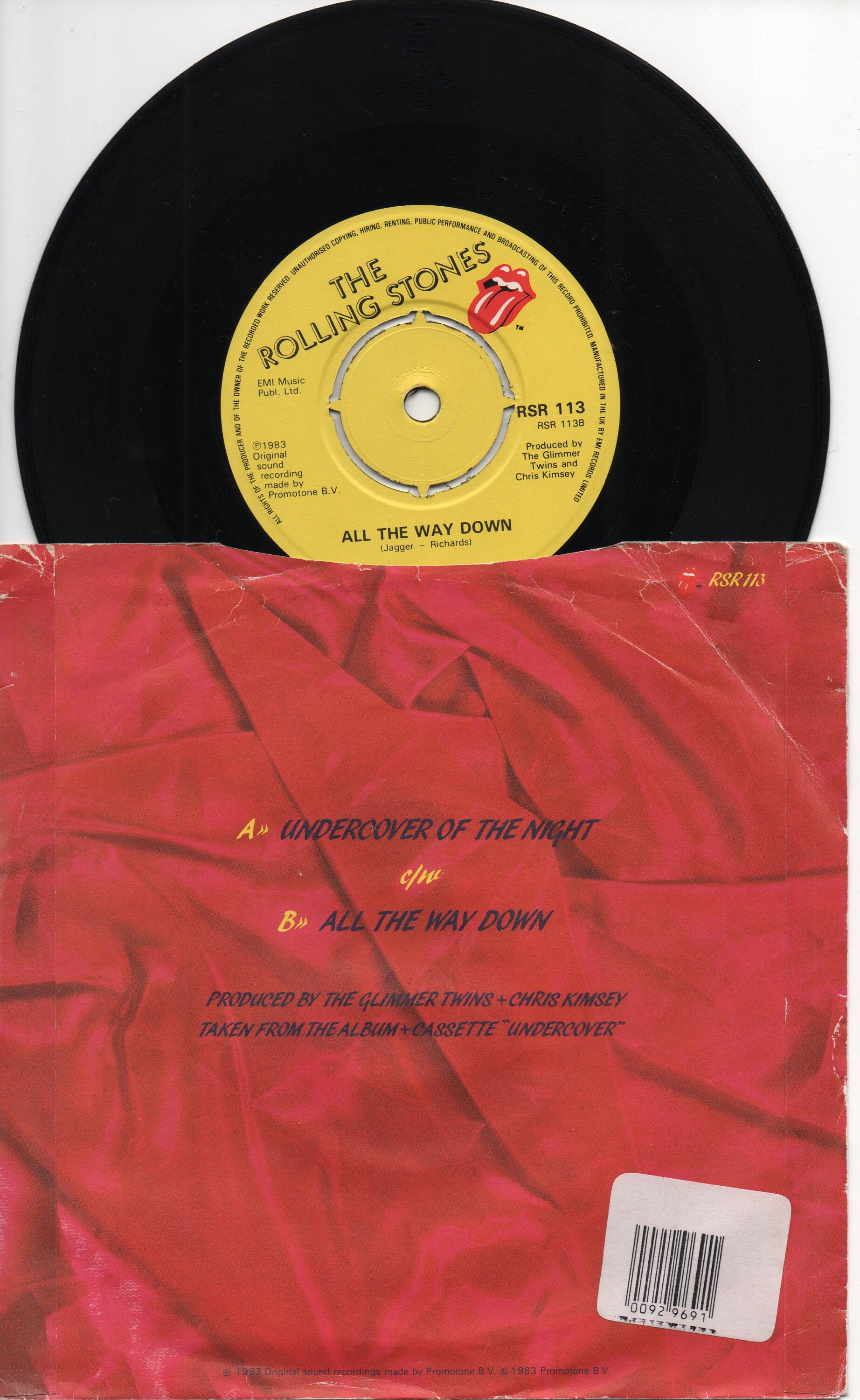 ROLLING STONES Undercover of the Night 1983 Uk Issue