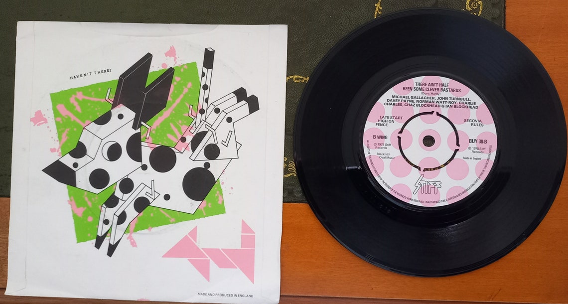 Ian Dury & The Blockheads "Hit Me With Your Rhythm Stick" 1978 UK 7"  45 RPM Single Vinyl Record, foto 2 di 2