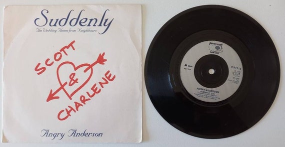 ANGRY ANDERSON Suddenly 1988 Uk Issue Original 7" 45 rpm Single Vinyl Record YUM113
