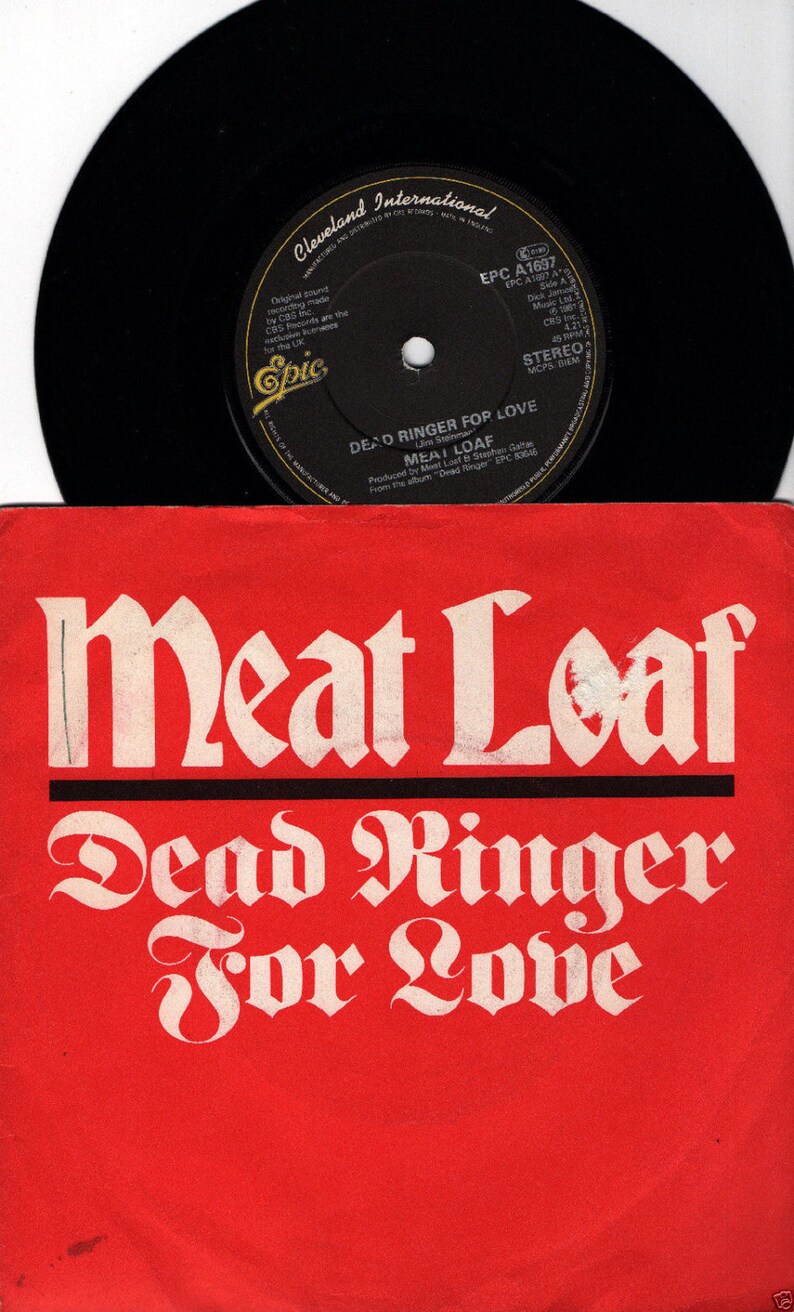 MEAT LOAF Dead Ringer For Love 1981 Uk Issue 7 45 rpm Etsy