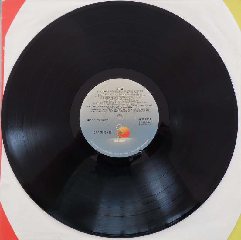 GRACE JONES Muse 1979 Usa Issue Original Vinyl Lp Album 33 rpm | Etsy