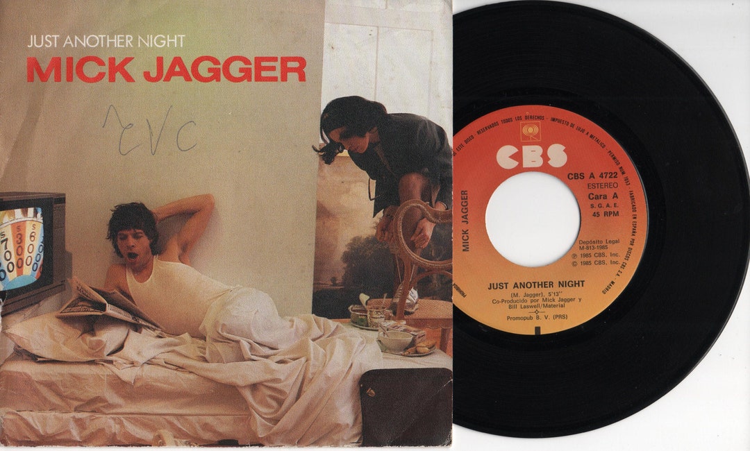 MICK JAGGER Just Another Night 1985 Spain Issue Original 7 45 Rpm Vinyl