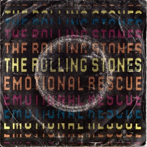 ROLLING STONES Emotional Rescue 1980 Portugal uitgave zeldzame originele 7" 45 toeren vinyl enkele plaat 11C00663974F