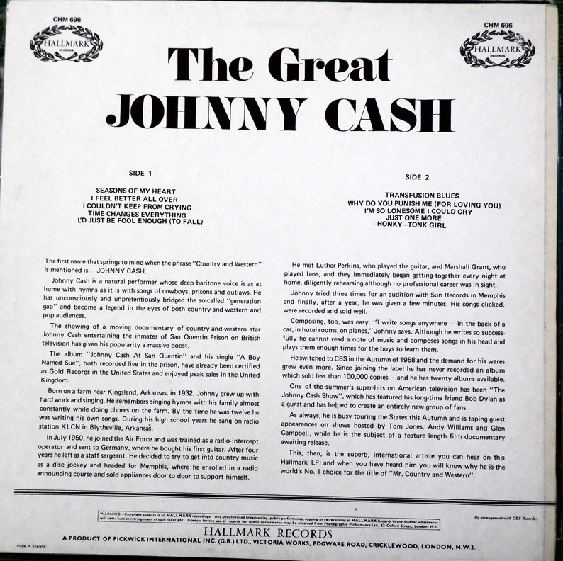 johnny cash 33 rpm records from 1o70 johnny cash 33 rpm records from 1o70