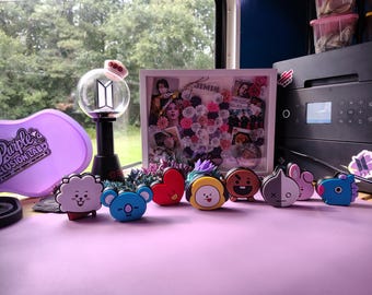 Strohhalm-Aufsätze im K-Pop-Stil | Niedliche Anhänger für Trinkhalme | Wiederverwendbare Strohhalm-Aufsätze | Trinkbecher-Accessoires | Geschenk für K-Pop-Fans
