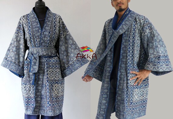 canvas kimono jacket