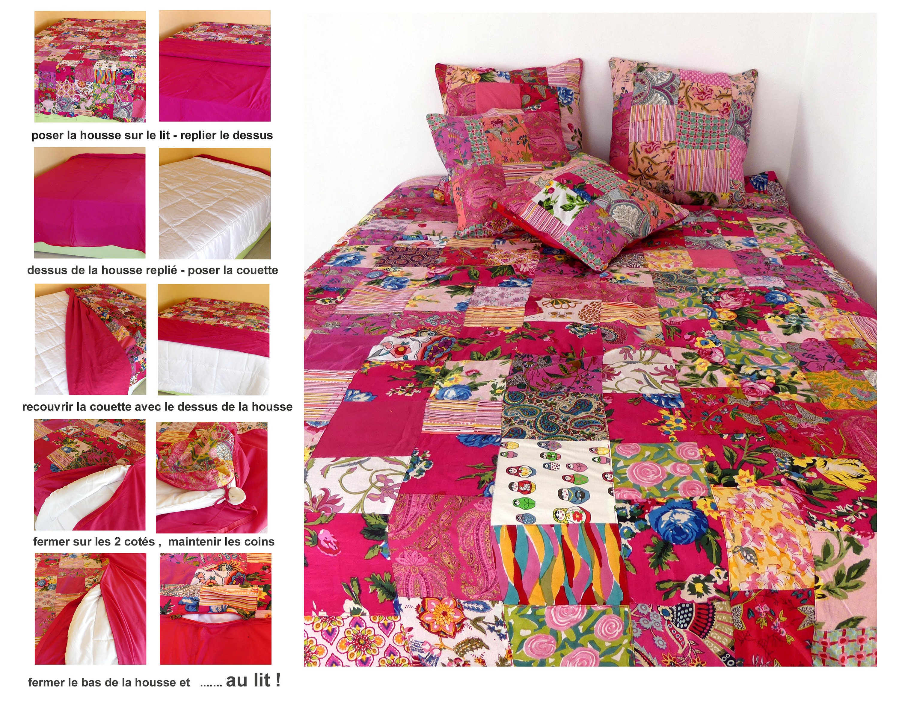 Duvet Cover to Your Measurements With Zipper on 3 Sides for a Etsy Canada