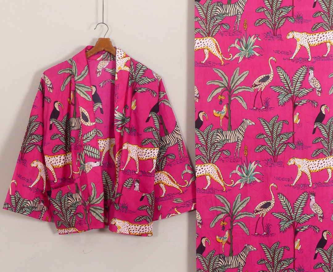 SHORT KIMONO Jacket for Men or Women Kimono Robe Short Jacket ...