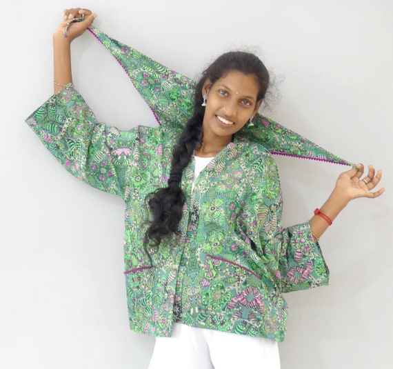 Short Summer Jacket in Light Cotton 