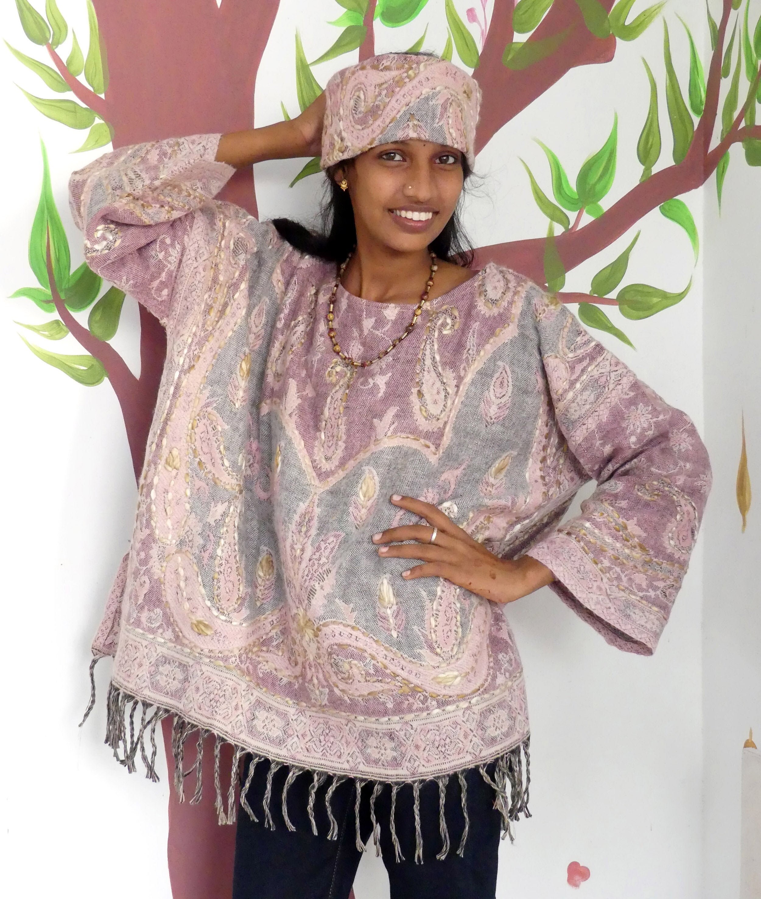 burgundy tunic sweater