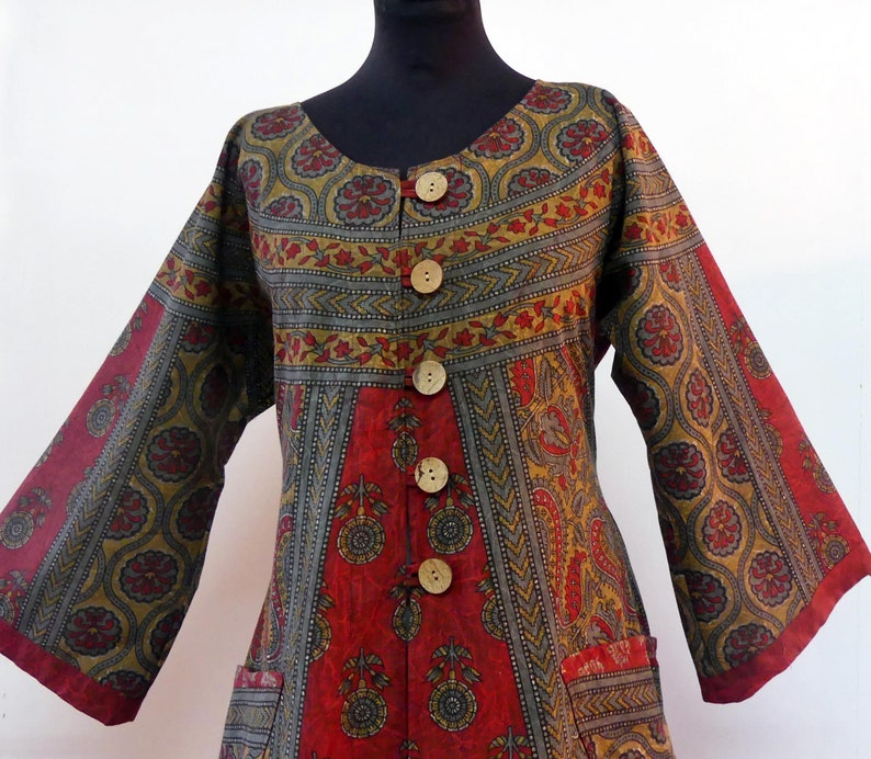 Long jacket or short coat for summer in traditional Indian | Etsy