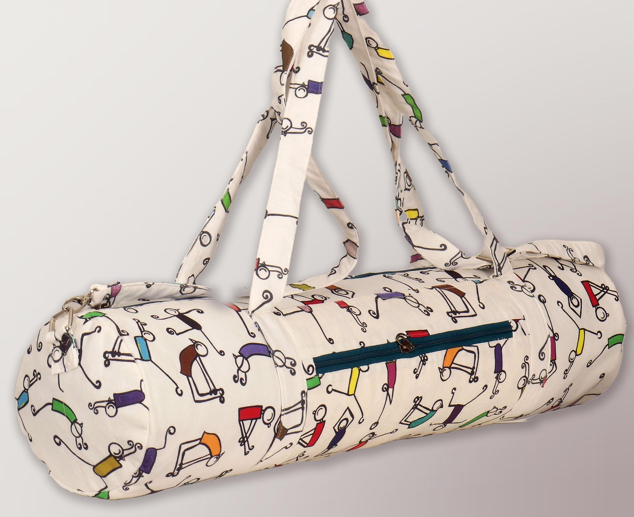 Sac De Yoga Kind Folk – Tote Bag En Toile Avec Imprimé Floral (neuf Avec étiquette)
