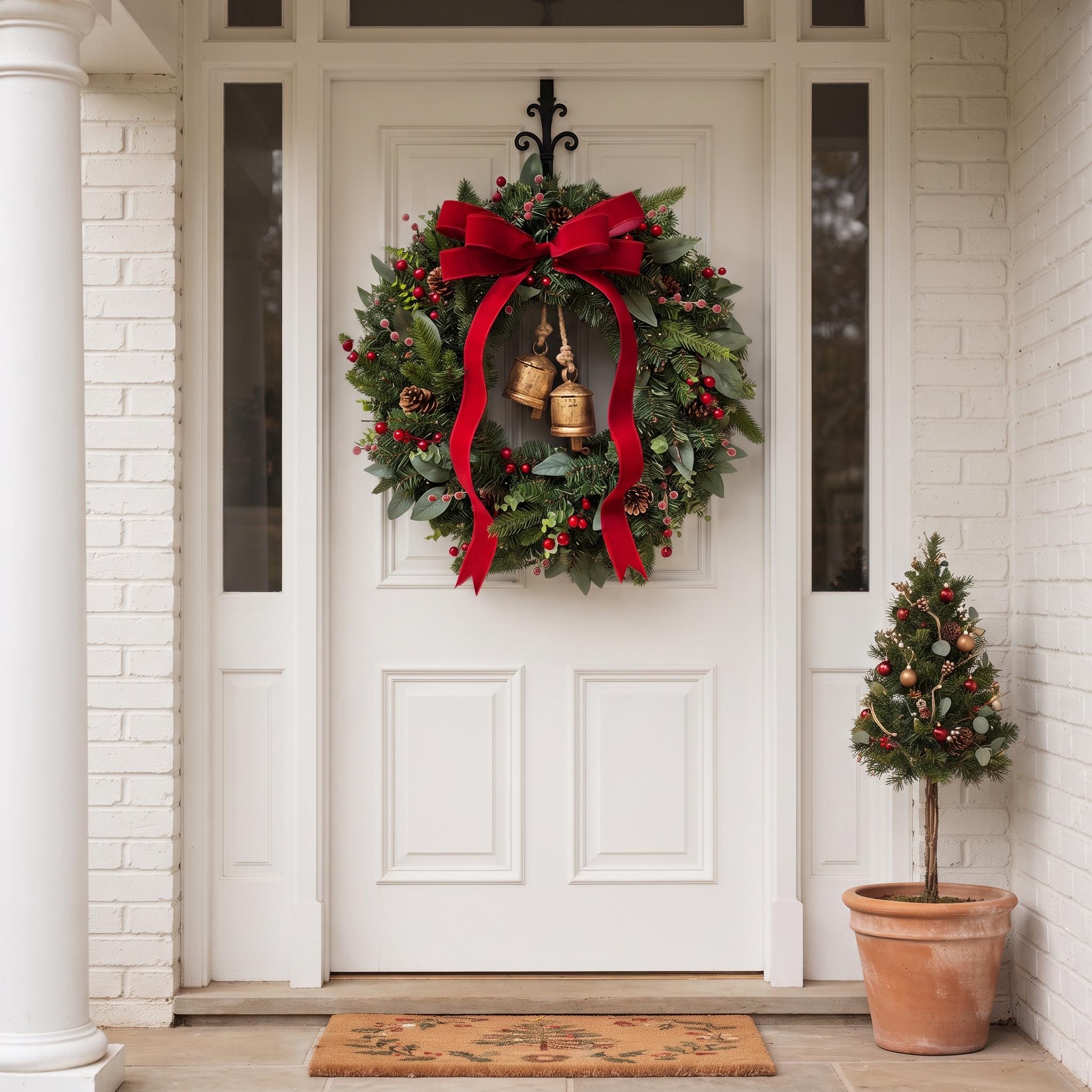 Large Christmas Wreath - Etsy