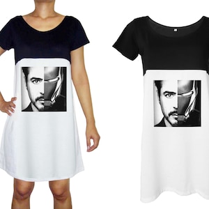 Iron Man Shirt Robert Downey Jr Shirt Iron Man Tshirt Women Long Top T Shirt