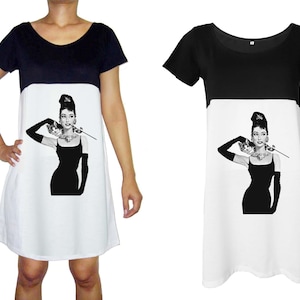 Audrey Hepburn Shirt Audrey Hepburn Tshirt Audrey Hepburn Clothing Audrey Hepburn Women Long Top T Shirt