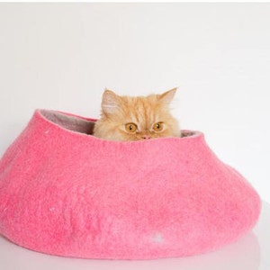 Cat bed, pink fuchsia, pets cat bed, pink hot, dog house