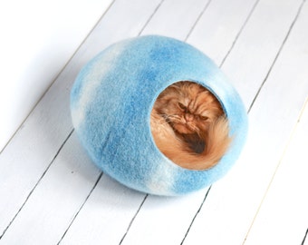 Cat Bed, Cat House, Cat furniture, Cat Cave, Chunky Cat Bed, Cat Furniture, Bedding, Puppy Bed, Dog Bed, Dog Furniture