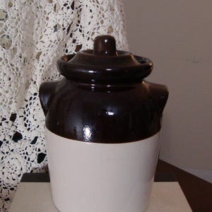 Vintage Bean Pot with Lid