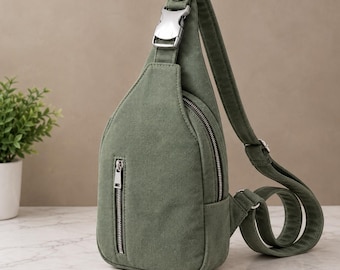 Sling Bag Sewing Pattern with Tutorial PDF | Crossbody Backpack Pattern | Hands-Free Everyday Bag Sewing Instructions | Digital Download