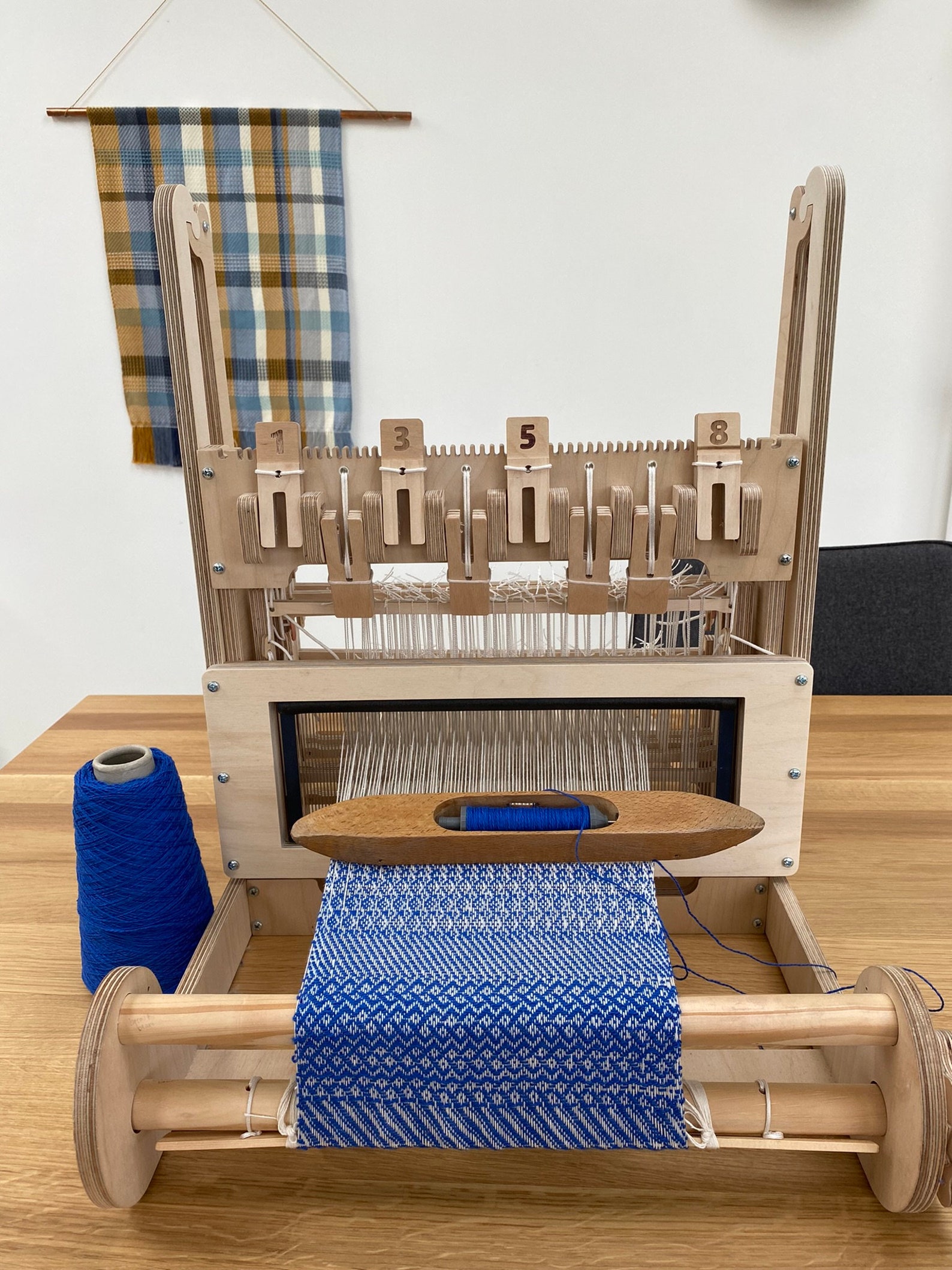 Eight Shaft Table Loom Collapsible Light Loom Handmade Etsy UK