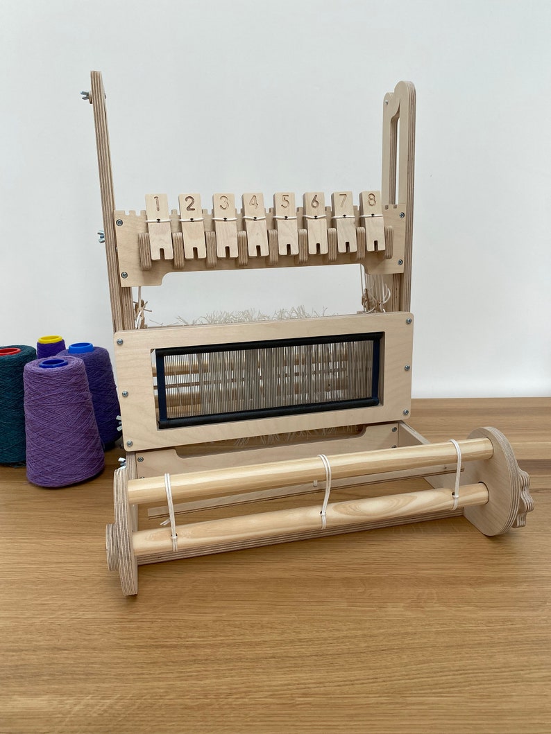 Eight Shaft Table Loom Collapsible Light Loom Handmade Etsy UK