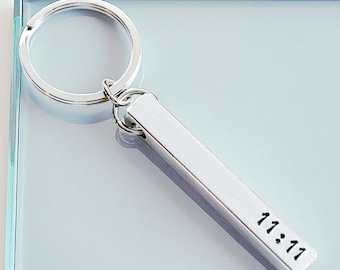 1111 Keychain: Good Luck Charm, 222, 444, 777 New Beginnings, Angel Number