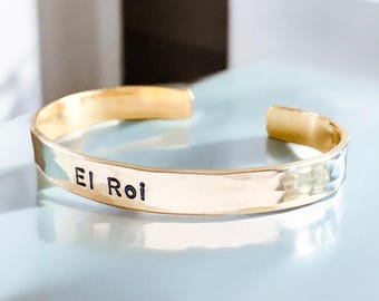 El Roi Hebrew Bracelet: God Who Sees Me Christian Bible Verse Jewelry