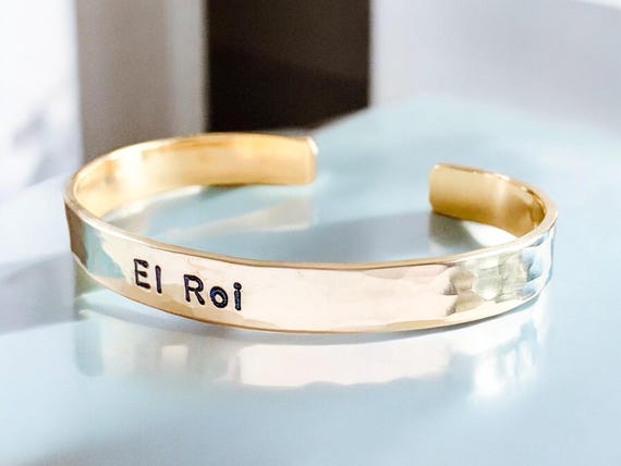 El Roi Hebrew Bracelet: God Who Sees Me Christian Bible Verse Jewelry